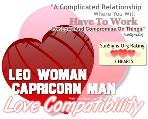 capricorn men leo women|Leo Woman and Capricorn Man: Compatibility in Sex,。